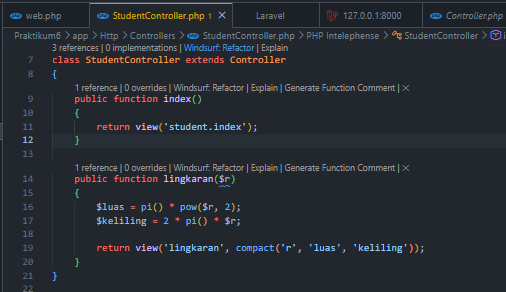 Terminal install Laravel